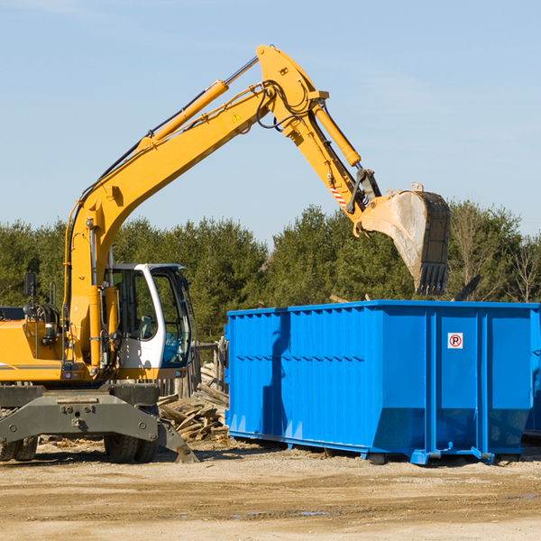 can i choose the location where the residential dumpster will be placed in Le Sauk